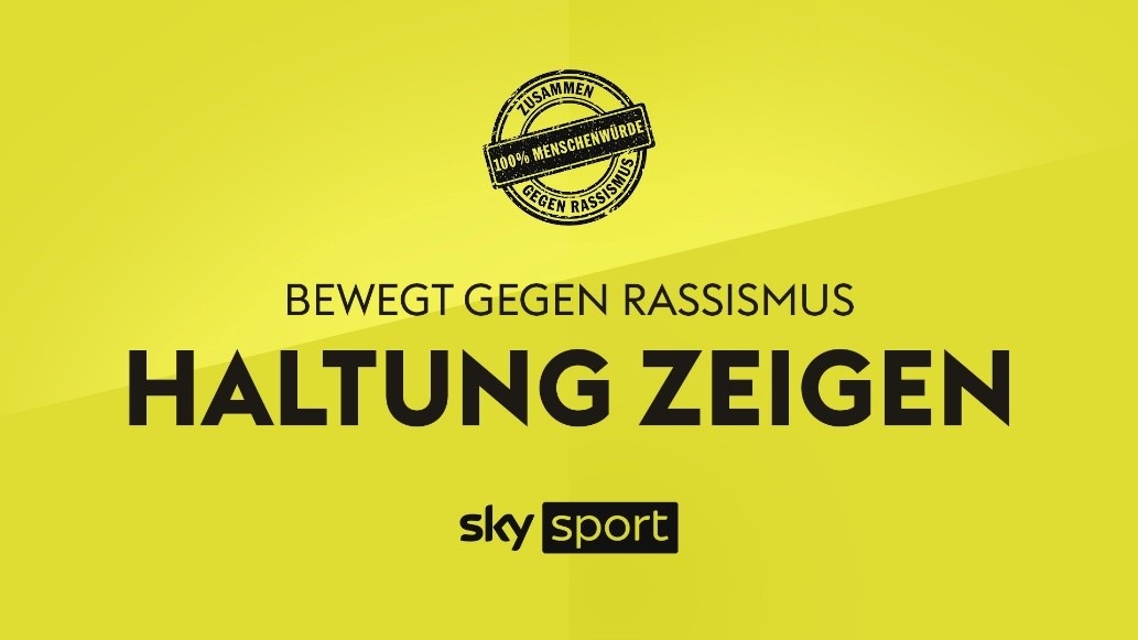 Bewegt gegen Rassismus - Haltung zeigen! Der große Thementag zum Internationalen Tag gegen Rassismus am 21. März 2022 auf Sky Sport News