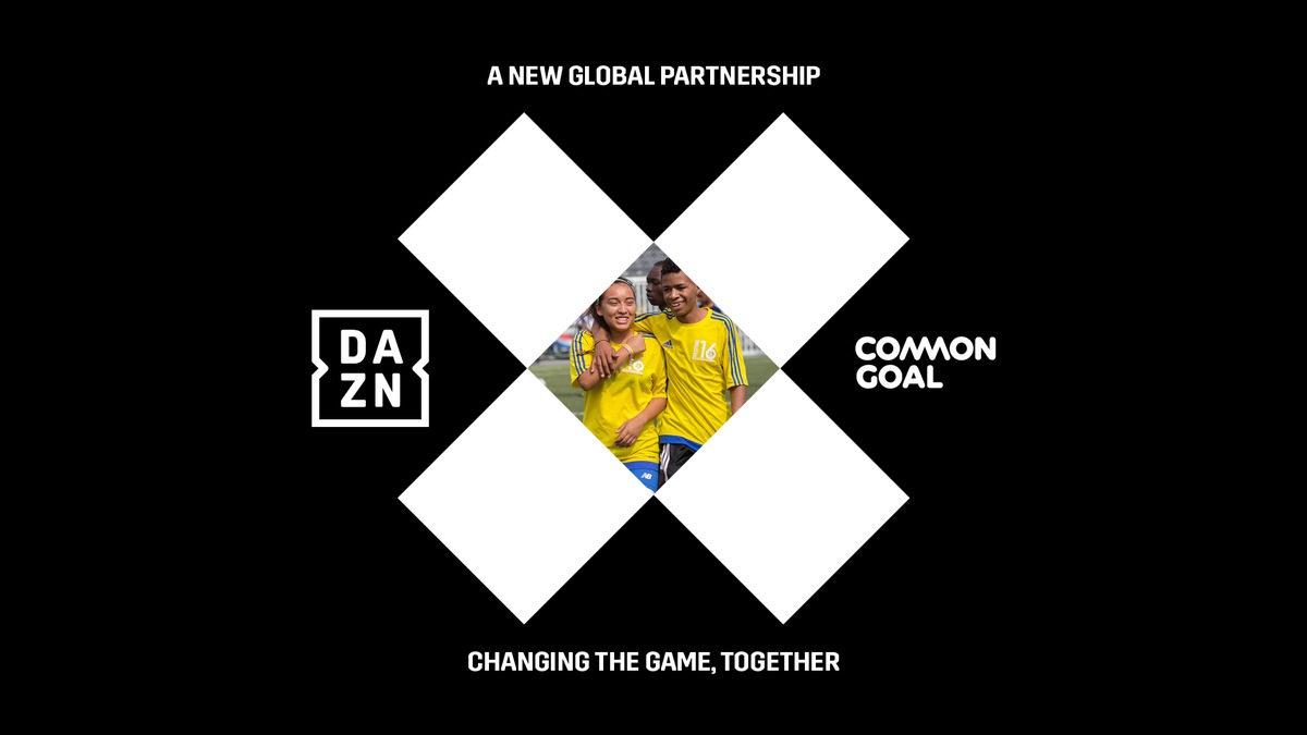 DAZN und Common Goal starten mehrjährige globale Partnerschaft