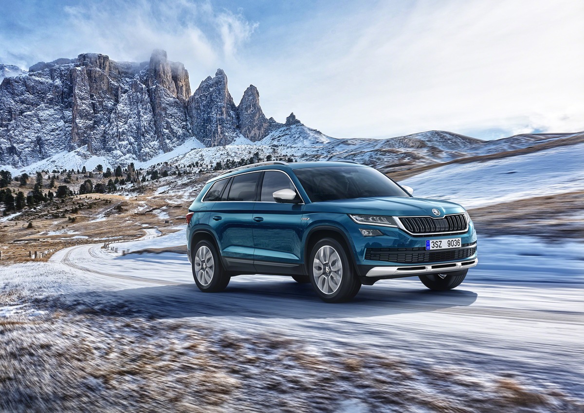 SKODA KODIAQ SCOUT: Robuster Auftritt unterstreicht Offroad-Eigenschaften (FOTO)