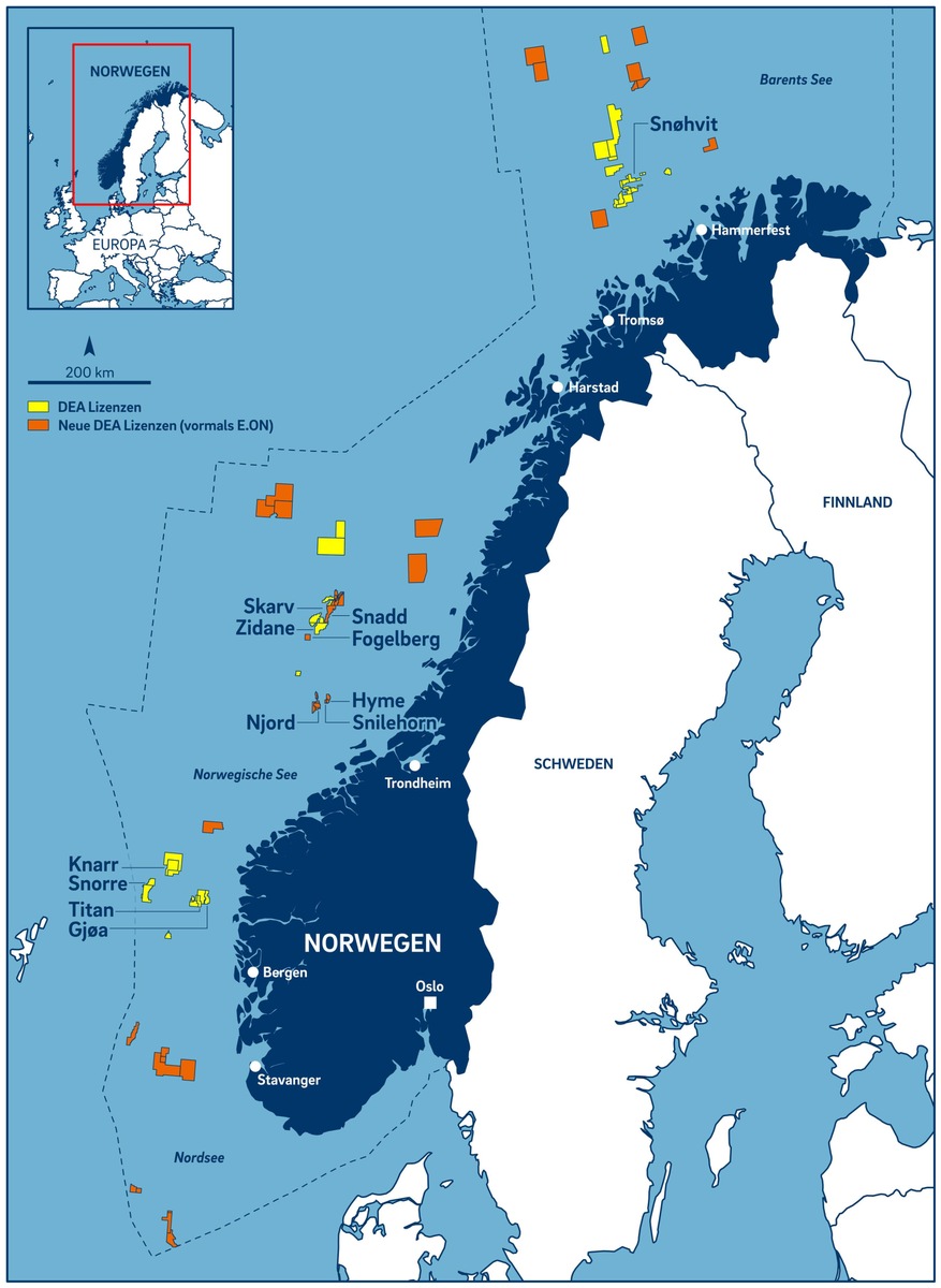 DEA kann Produktion in Norwegen mehr als verdoppeln