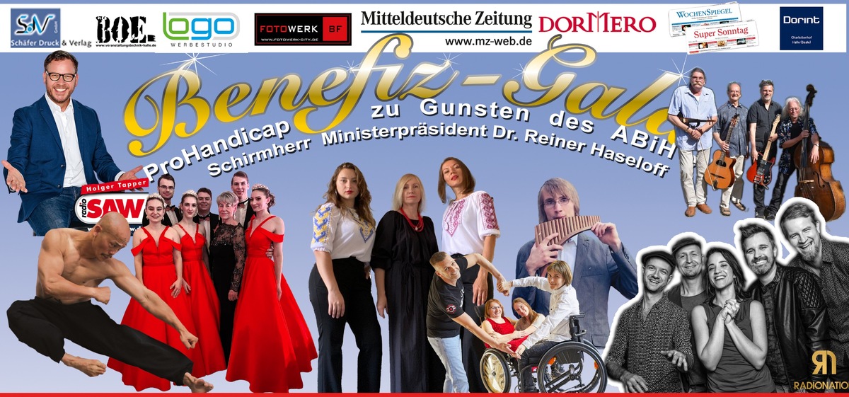 Presse-Einladung I Presse-Foto-Temin mit Ministerpräsident Dr. Reiner Haseloff in Halle - Schirmherr der Benefizgala des Fördervereins Pro Handicap e.V.