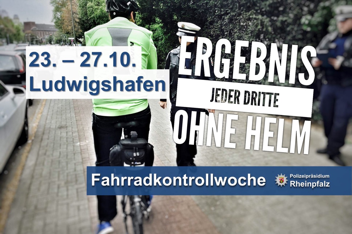 POL-PPRP: Ergebnis der Fahrradkontrollwoche