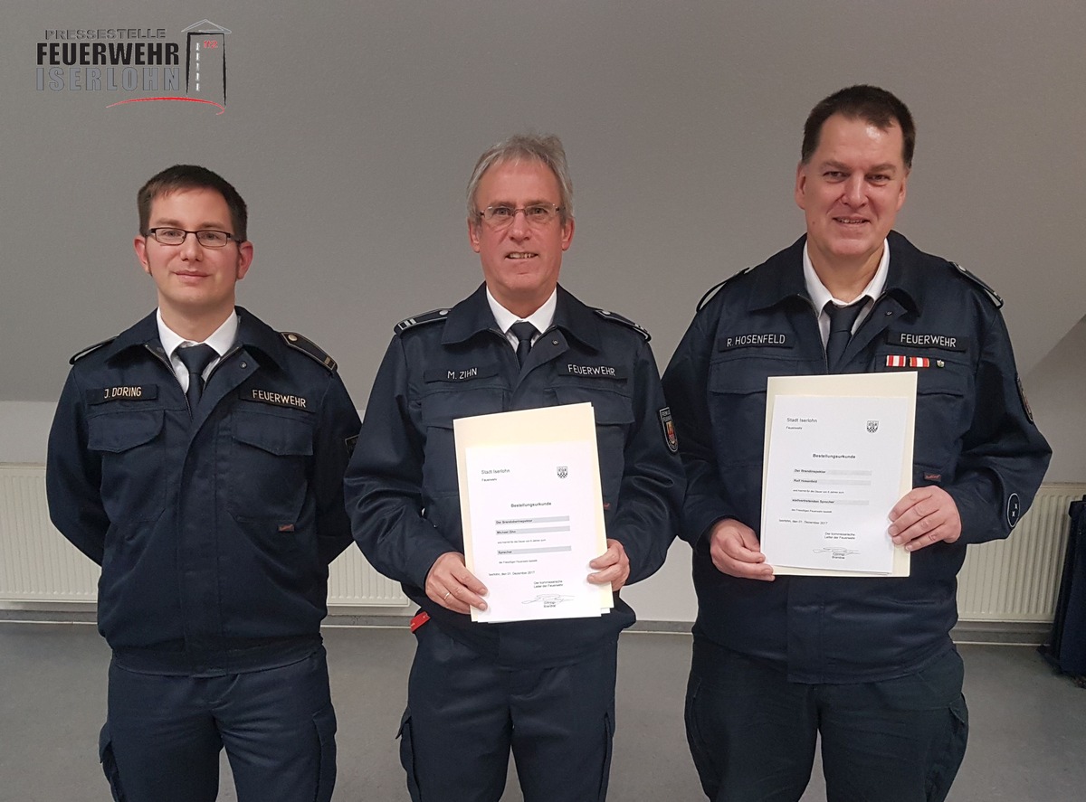 FW-MK: Sprecherwahl der Freiwilligen Feuerwehr Iserlohn