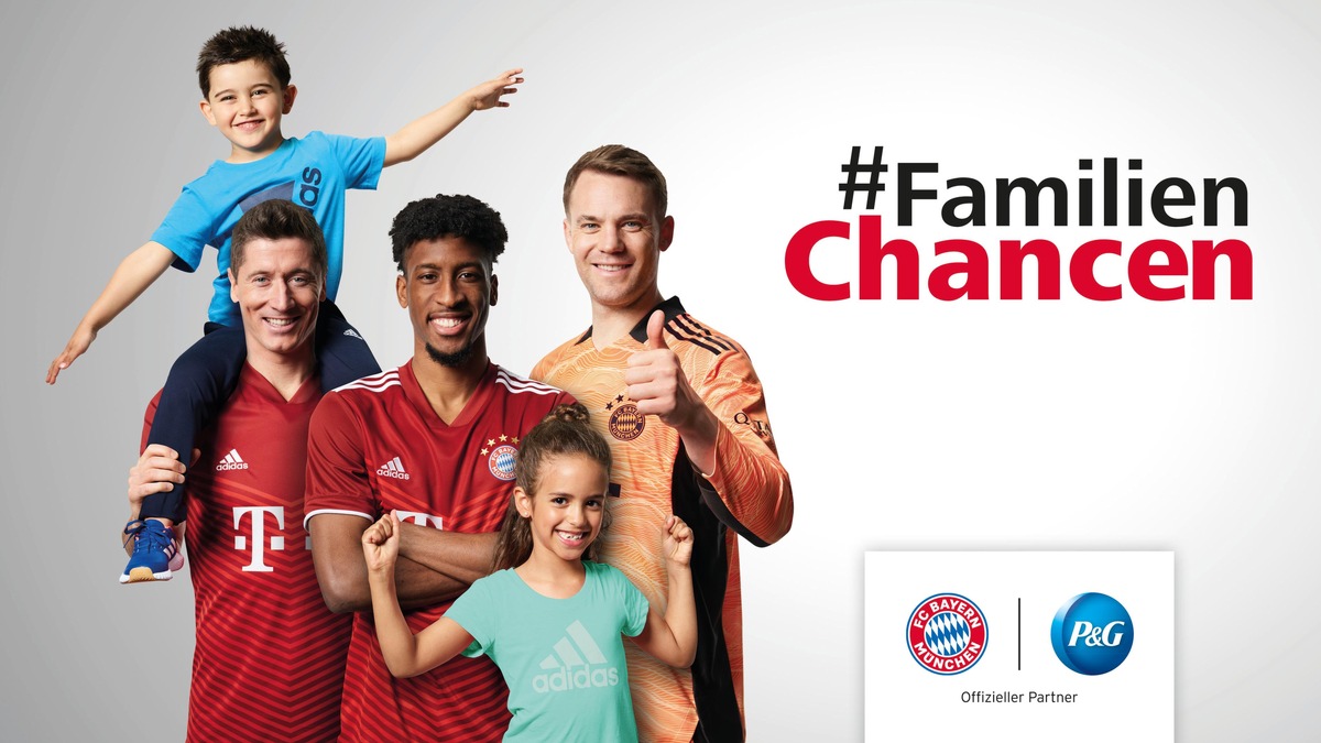 &quot;Es ist kinderleicht, es Kindern leicht zu machen&quot;: Procter &amp; Gamble und der FC Bayern München setzen Zusammenarbeit beim gemeinnützigen Projekt #FamilienChancen fort