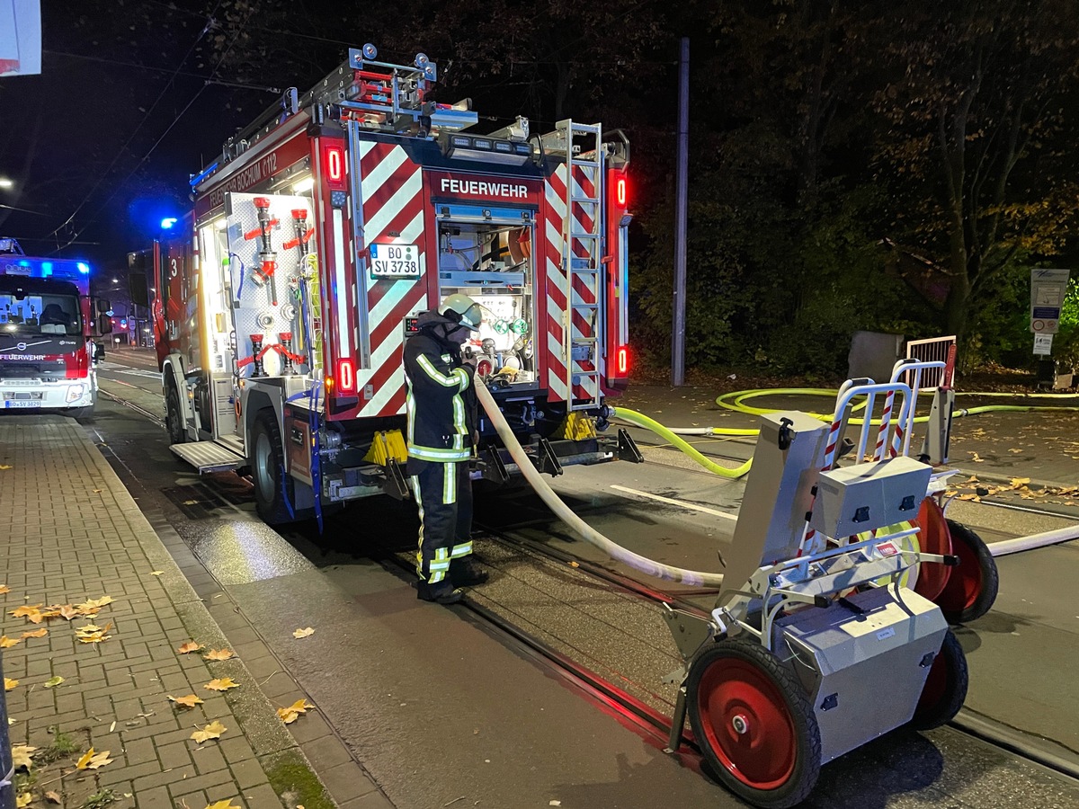 FW-BO: Gebäudebrand an der Rudolf Steiner Schule im Bochum-Langendreer