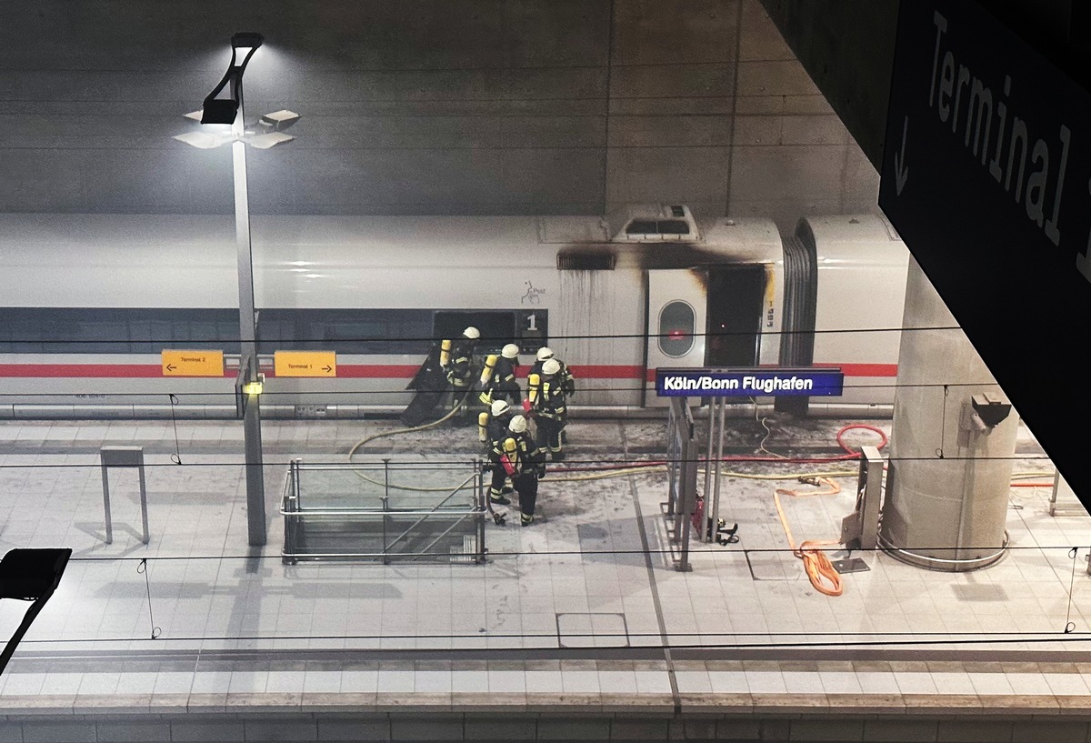 Immer nur aufs Glück vertrauen? Keine gute Idee! / Mini-Feuerlöschsystem AMFE der JOB-Gruppe kann Brände wie aktuell im ICE auf der Strecke Frankfurt - Köln verhindern