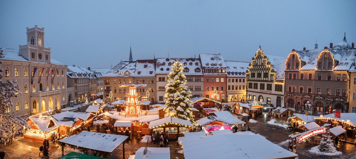 Mit Goethe und Genuss: Eröffnung der Weihnachtszeit in Weimar