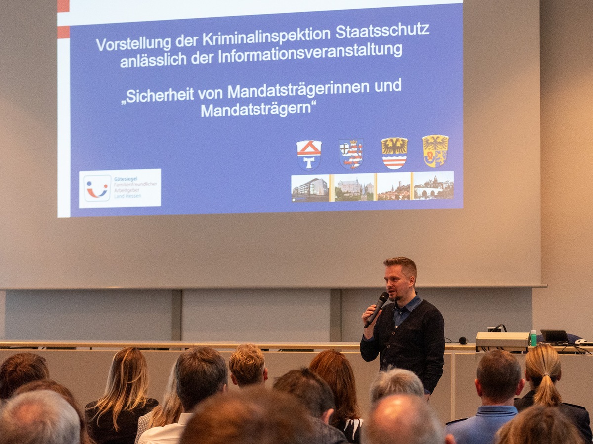 POL-MR: Veranstaltung &quot;Sicherheit von Mandatsträgerinnen und Mandatsträgern&quot; im Polizeipräsidium Mittelhessen