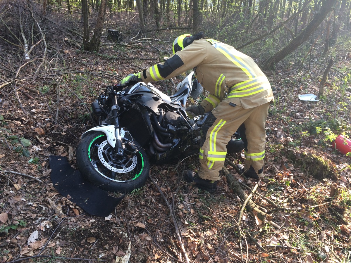 FW-Stolberg: Verletzter Motorradfahrer