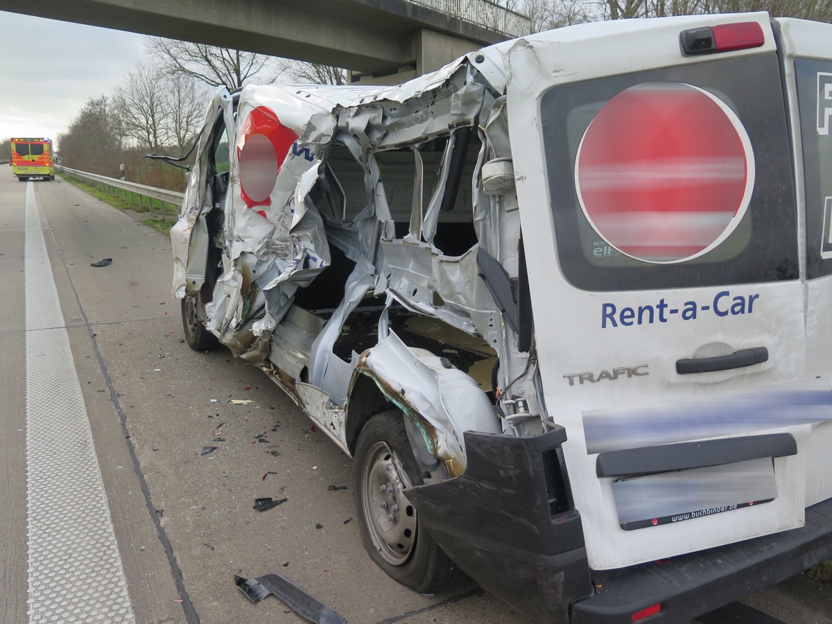 POL-DEL: Autobahnpolizei Ahlhorn: Verkehrsunfall auf der A29 im Bereich Großenkneten