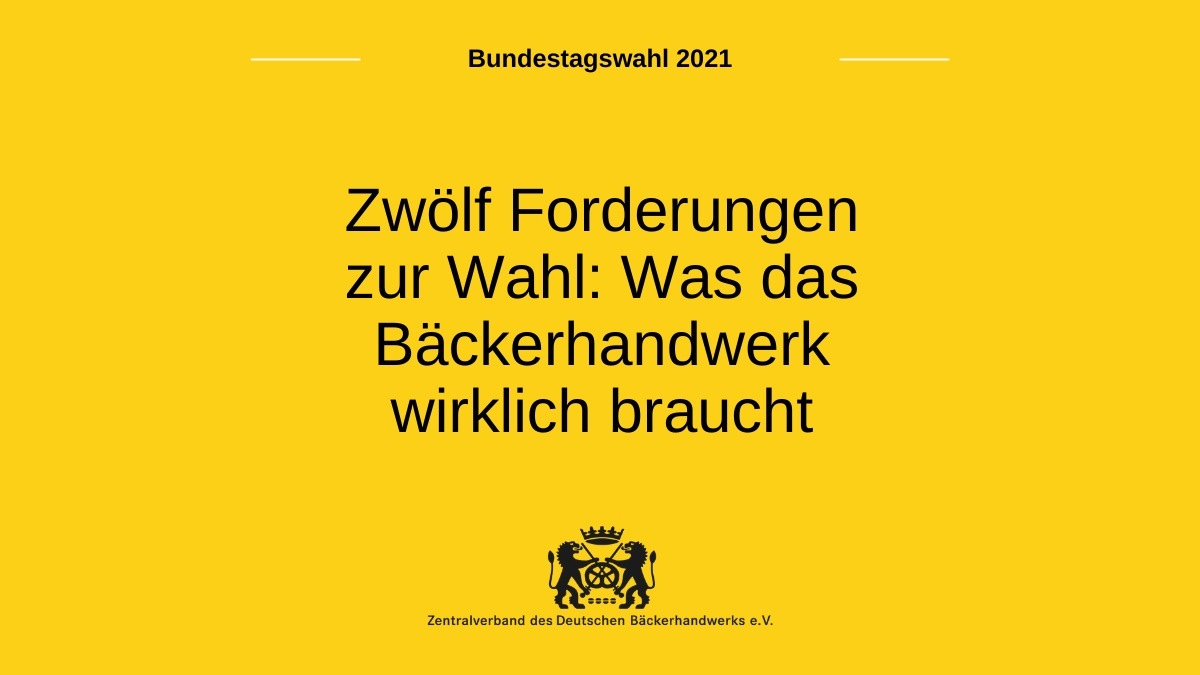 Zentralverband bringt sich mit Wahlforderungen in Stellung