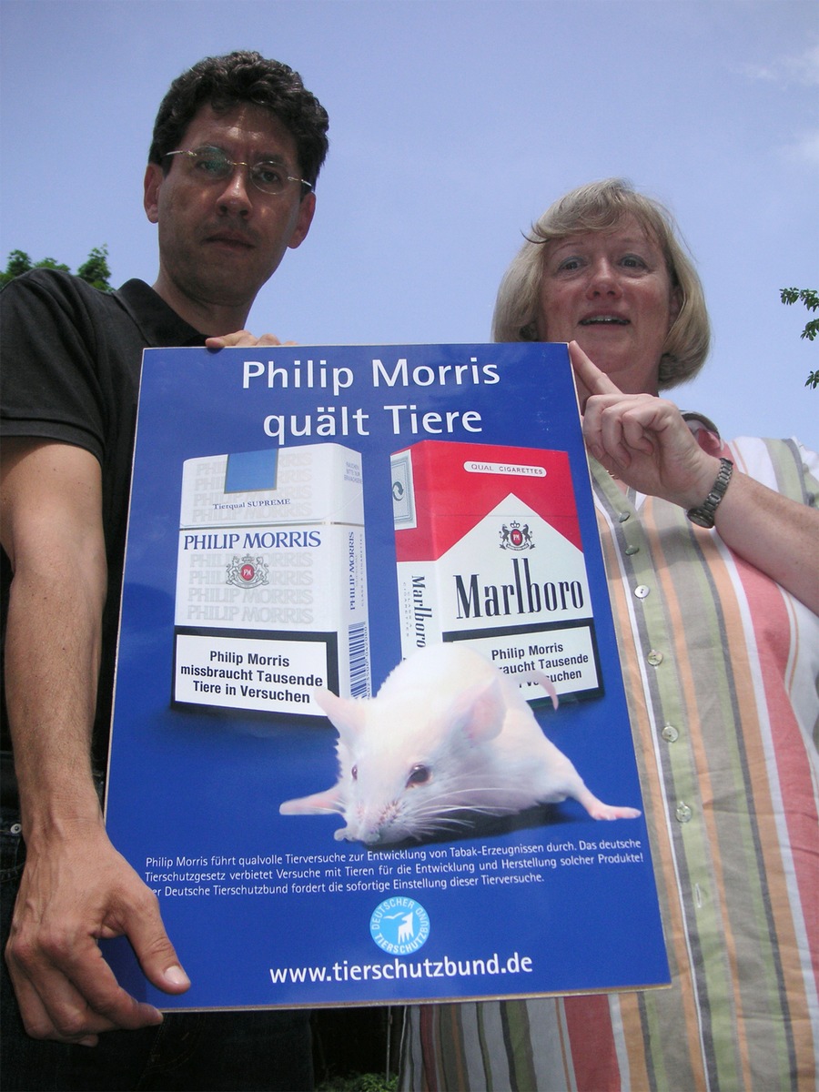 Tierversuche: Deutscher Tierschutzbund erstattet Anzeige gegen Philip Morris