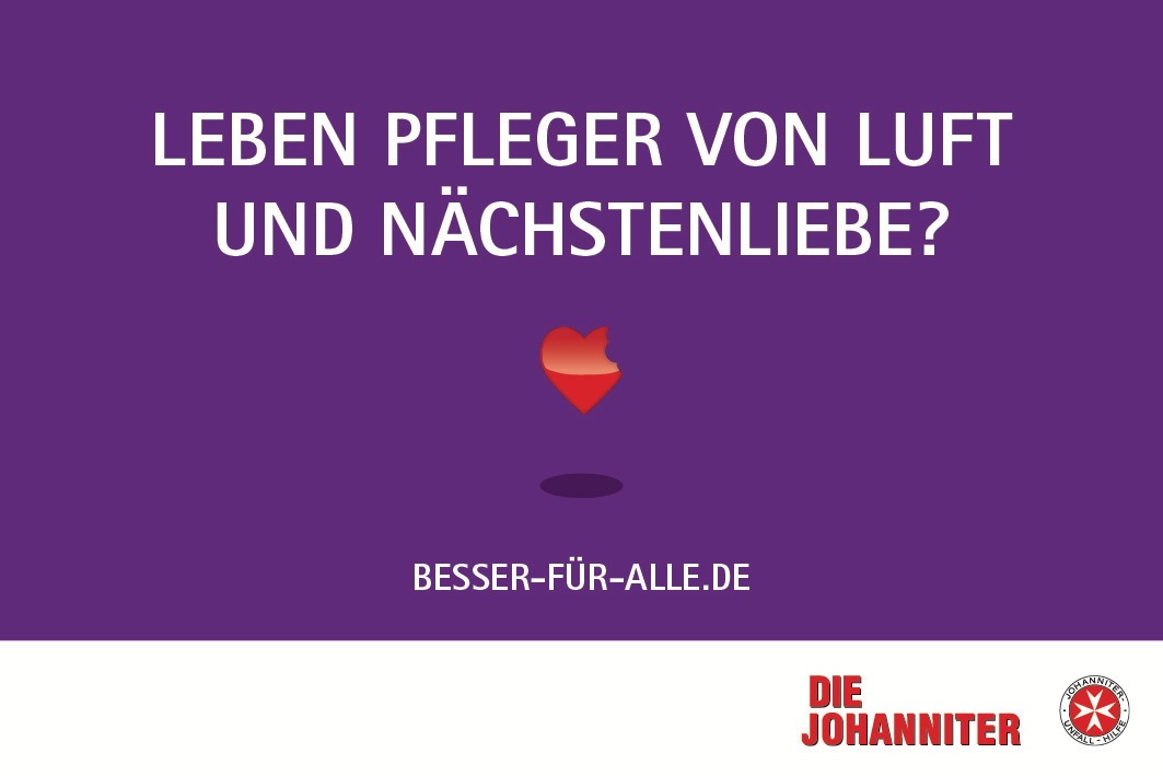 Muss eine Kampagne zur Mitarbeitergewinnung todernst sein? / &quot;Besser für alle&quot; - Johanniter starten bundesweite Arbeitgeberkampagne