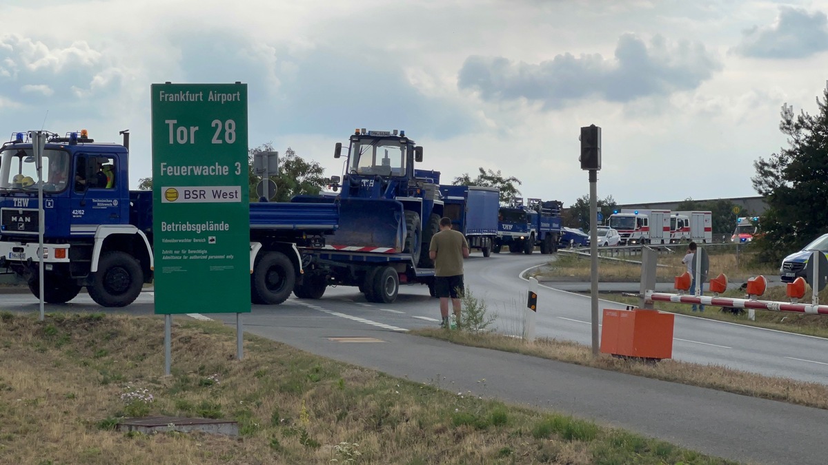 FW-F: Katastrophenschutzübung in Frankfurt - Training der Anfahrt, Bereitstellung, Koordinierung und Logistik erfolgreich durchgeführt