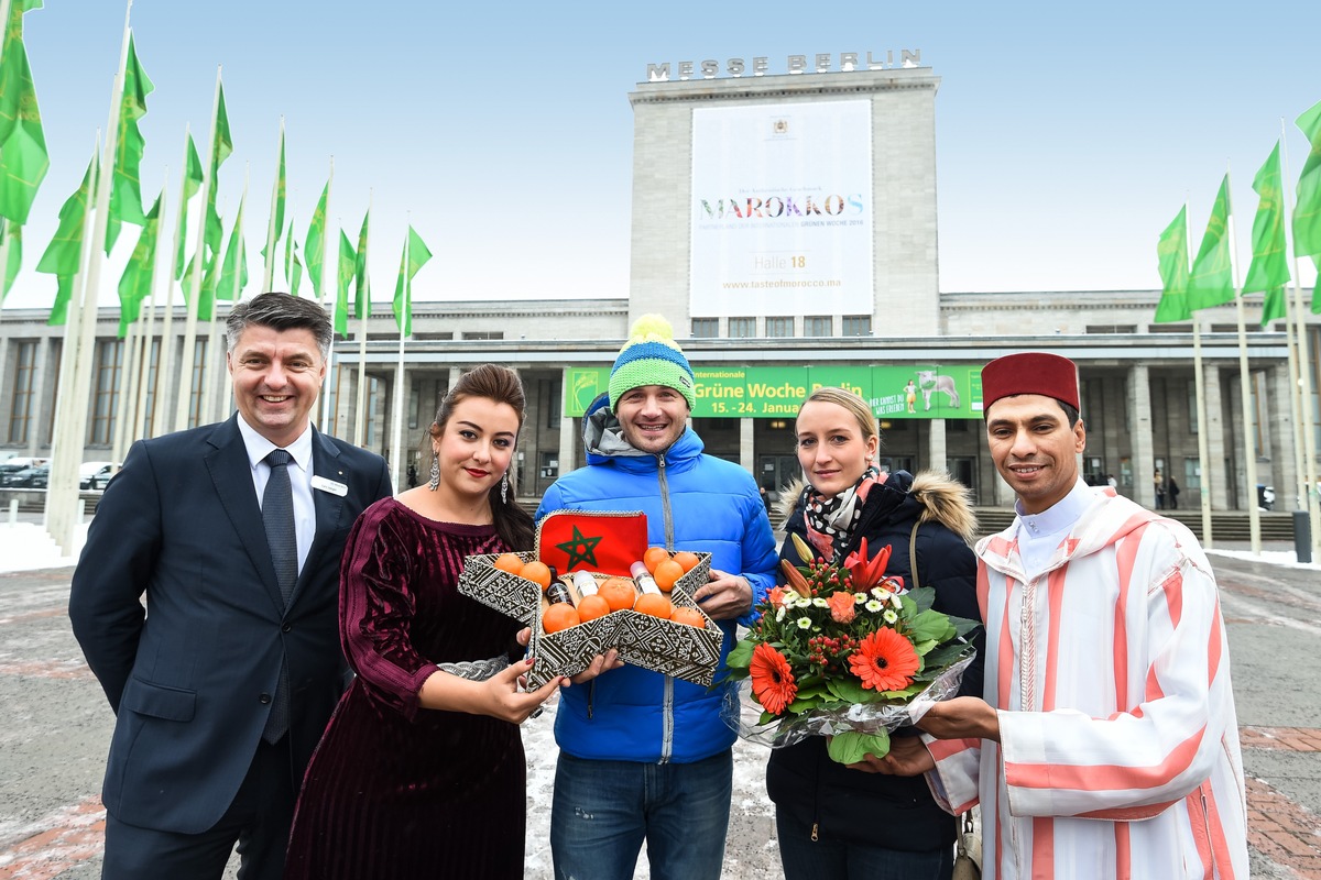 100.000. Besucher der Internationalen Grünen Woche 2016 (14.-25.1.) -
Argan-Öl für Landsberger Landwirt