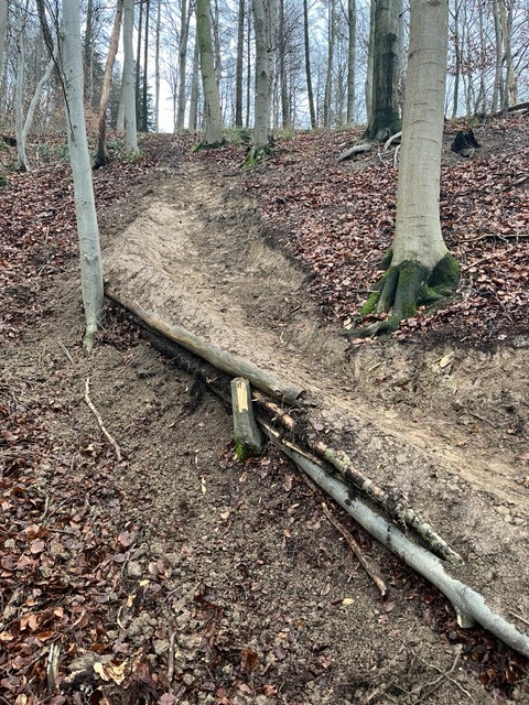 POL-NI: Lauenau - Illegaler Mountainbiketrail im Deister errichtet