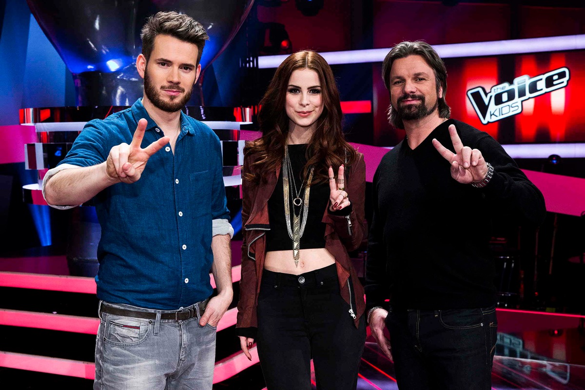 Lena Meyer-Landrut, Henning Wehland und Johannes Strate auf Stimmenfang: Die zweite Staffel &quot;The Voice Kids&quot; startet am 21. März 2014 in SAT.1 (FOTO)