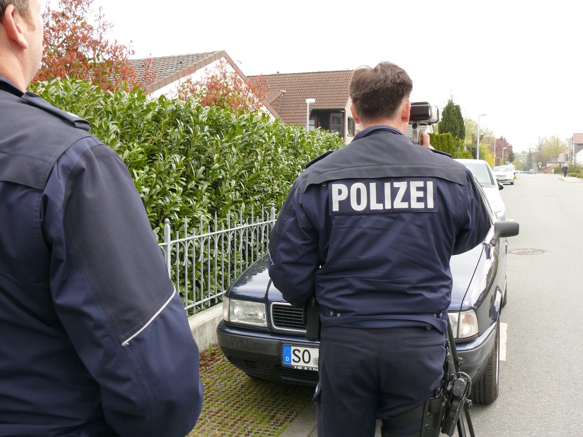 POL-SO: Kreis Soest - Geschwindigkeitskontrollen