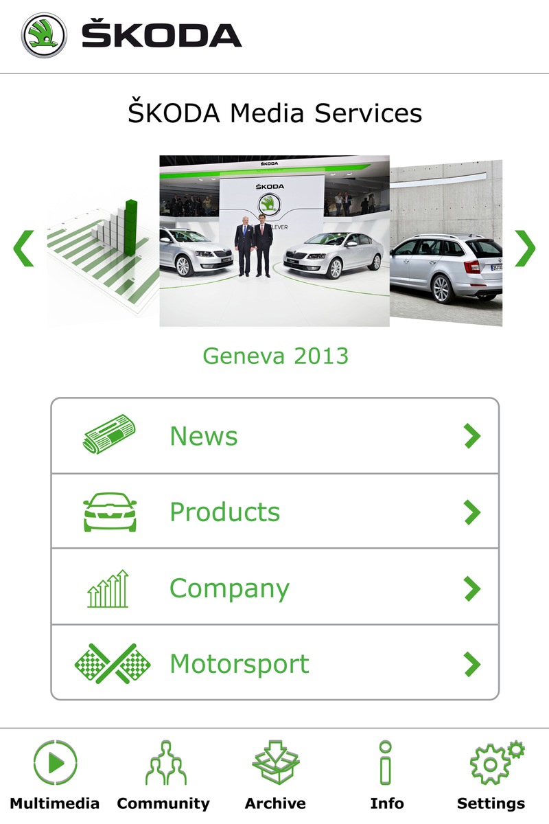 SKODA Medien-App komplett überarbeitet (BILD)