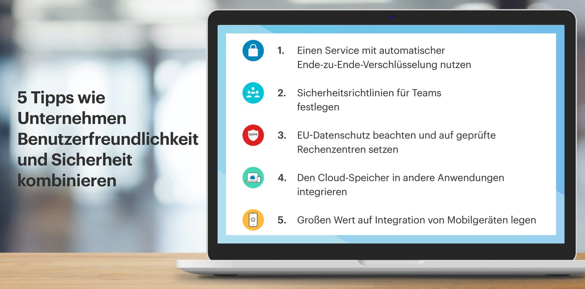 Cloud-Speicher: Fünf Tipps, wie Unternehmen Benutzerfreundlichkeit und Sicherheit kombinieren