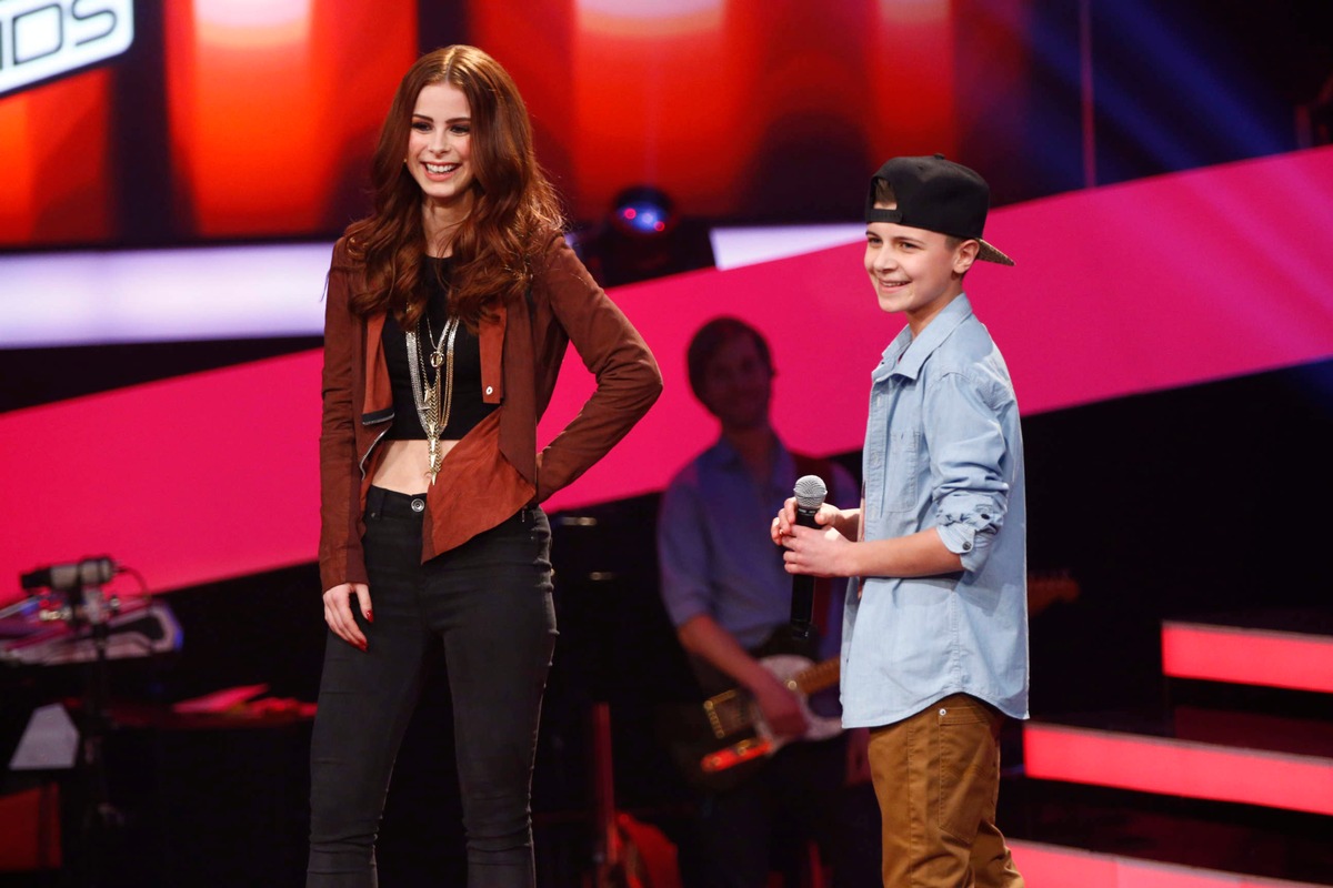 Flirtoffensive bei &quot;The Voice Kids&quot;: Lukas (14) aus Hannover singt um Lenas Handynummer (FOTO)