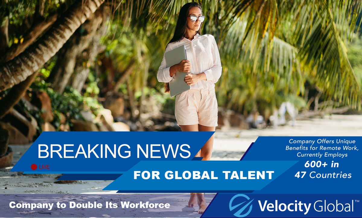 Velocity Global to double its workforce by empowering employees to work anywhere