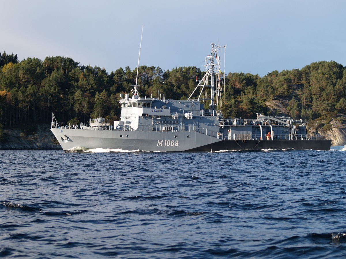 Minenjagdboot &quot;Datteln&quot; mit Kurs Baltikum (FOTO)