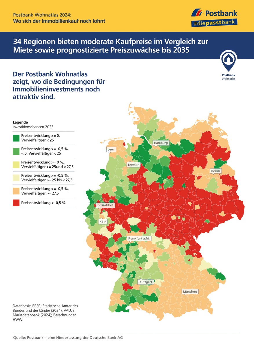 Eigentumswohnungen: Diese Regionen bieten Investitionschancen