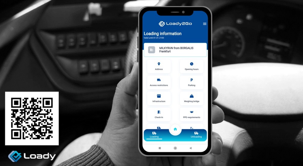 Klares Aus für LKW-Wartezeiten an Toren und Laderampen / Loady2Go macht aktuelle Ladeinformationen für LKW-Fahrer verständlich und in ihrer Sprache online verfügbar