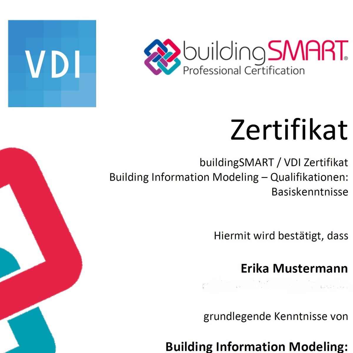 Neues Zertifikat für Qualifizierung im Bereich Building Information Modeling