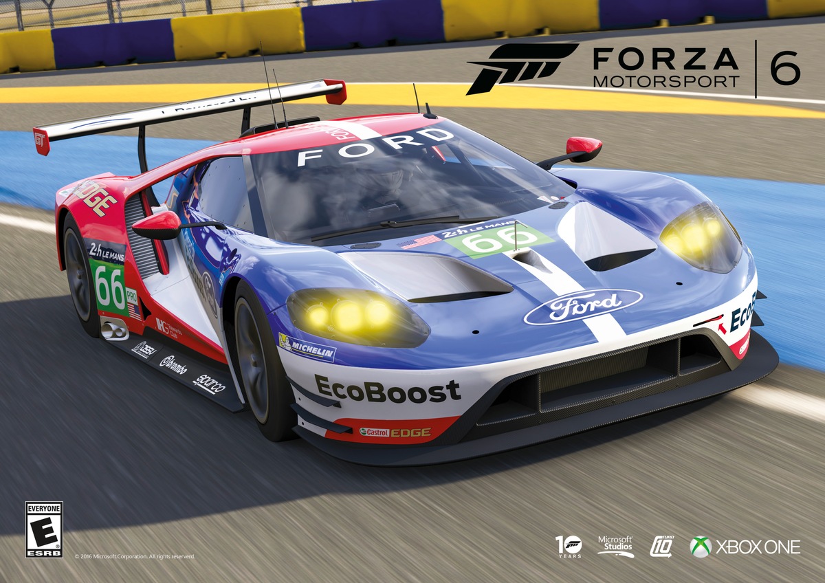 Das Rennen kann beginnen: Ford GT Le Mans-Rennwagen jetzt als Download für Xbox One-Spiel &quot;Forza Motorsport 6&quot; (FOTO)