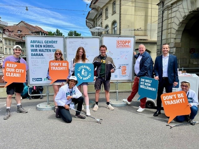 Medienmitteilung: «Bern macht mobil gegen Littering»