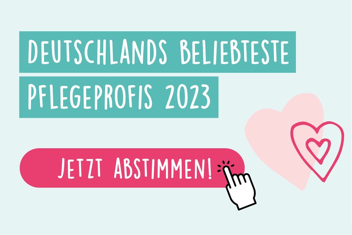 Wer sind &quot;Deutschlands beliebteste Pflegeprofis&quot;? Jetzt online über die Landessieger abstimmen!