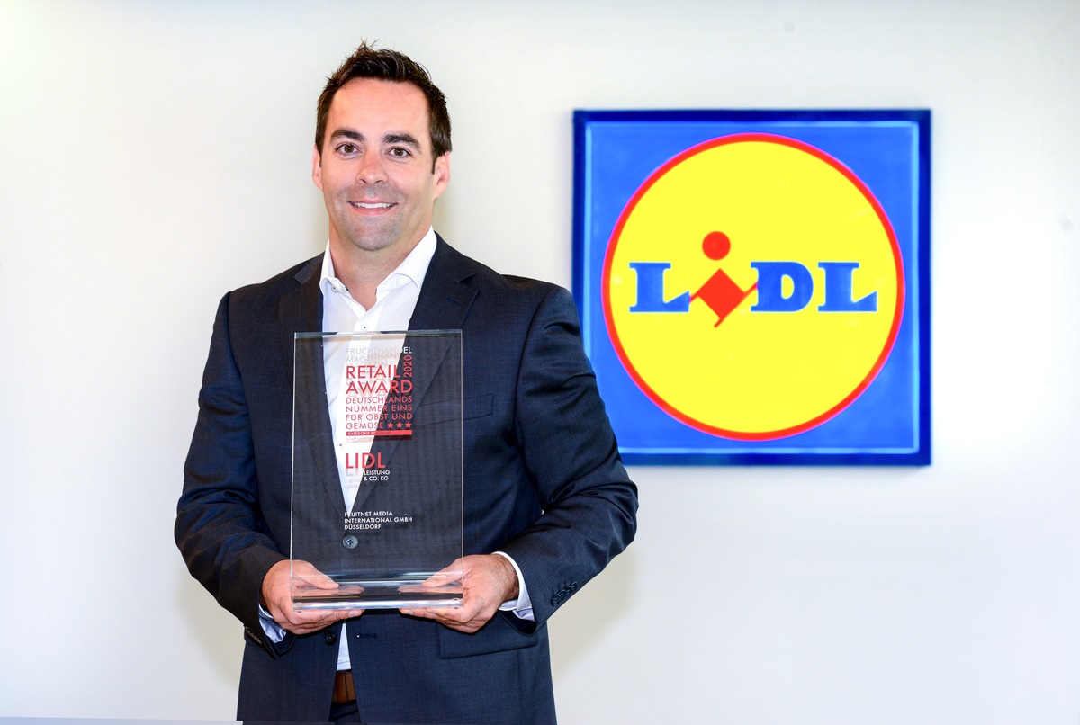 Deutschlands Nummer 1 bei Obst und Gemüse: Lidl erhält zum vierten Mal &quot;Fruchthandel Magazin Retail Award&quot; / Verbraucher sind von Frische, Qualität und Preis bei Lidl überzeugt