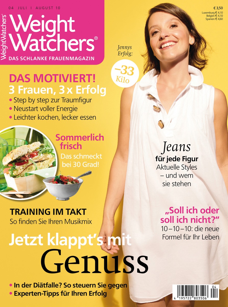 Wenn Frauen nach der Geburt zunehmen / Junge Mütter müssen neue Balance finden - Ernährungsumstellung lässt Pfunde schmelzen / Neues Weight Watchers Magazin mit Tipps für die Abnahme jetzt am Kiosk