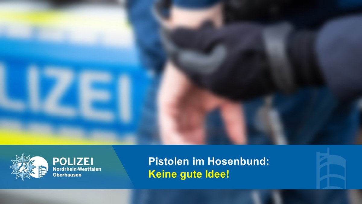 POL-OB: Pistolen im Hosenbund - Keine gute Idee