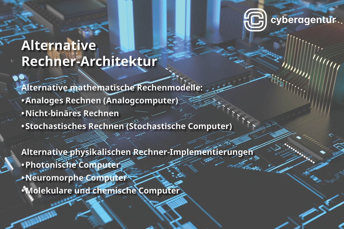 Pressemitteilung Cyberagentur: Computertechnologie durch Gehirn-inspirierte Hardware?