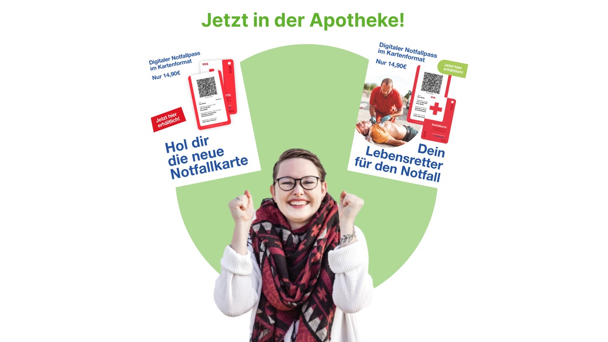 Neuer Service Notfallkarte: Lebensrettende Informationen immer griffbereit dank der Apotheke vor Ort