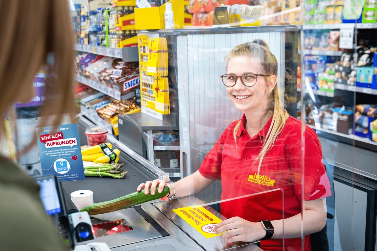 Netto-Spendeninitiative: Mit Kassen- und Pfandspenden ab 27.06. DEUTSCHLAND RUNDET AUF unterstützen