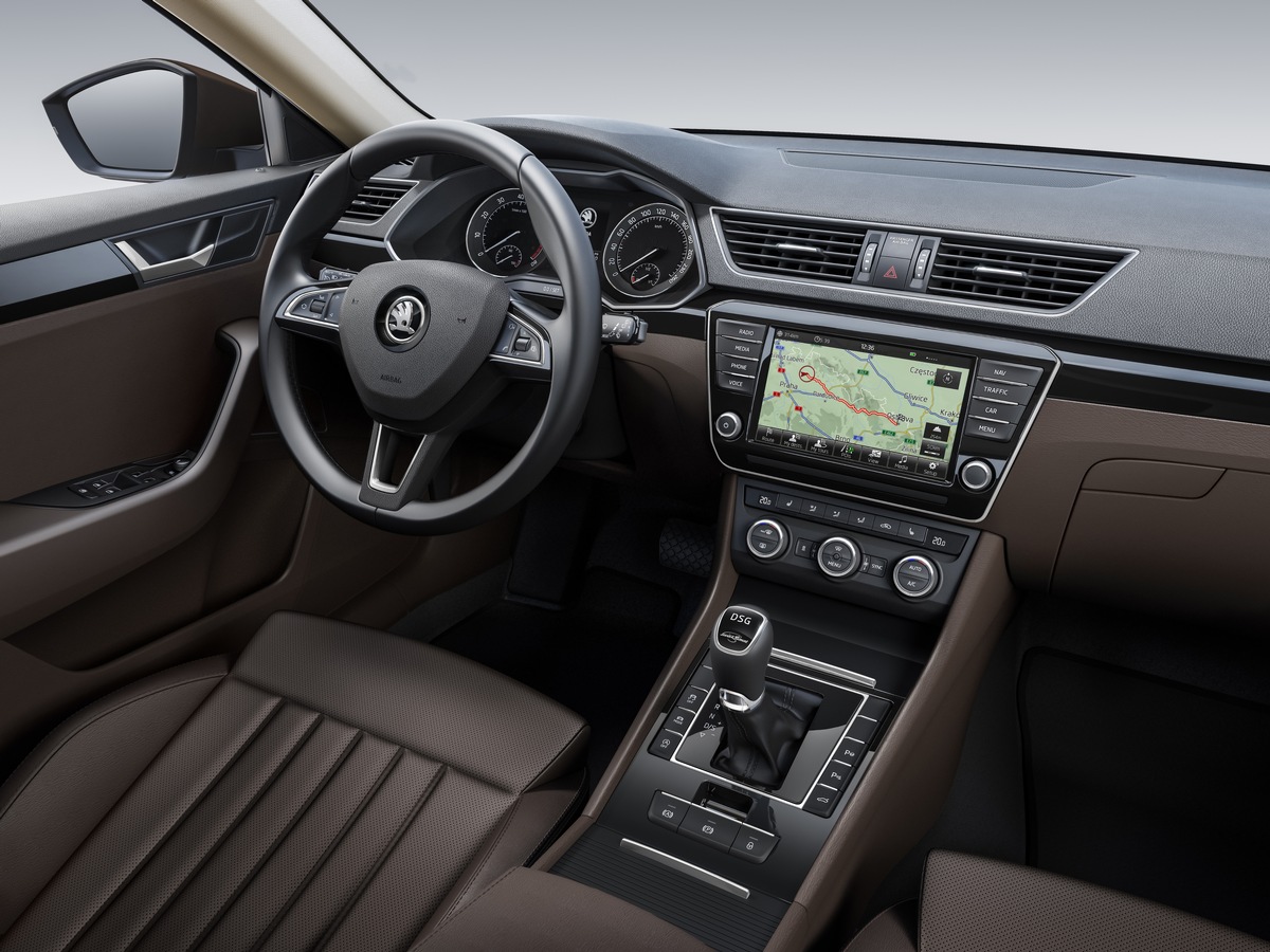 Upgrade im neuen SKODA Superb: Raumangebot höherer Klassen im Innenraum (FOTO)