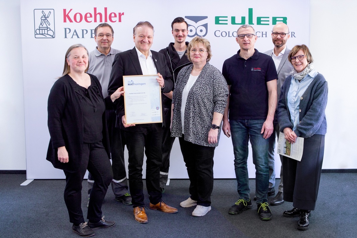 Koehler Paper Signs Up to the Thuringia Sustainability Agreement and Contrib-utes to Making Thuringia a More Sustainable Business Location