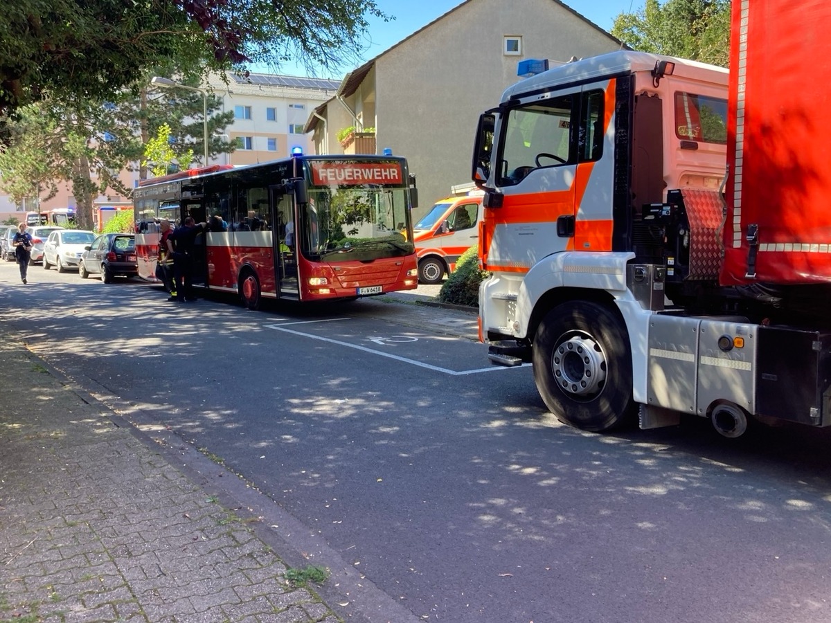 FW-F: Automatische Brandmeldeanlage meldet Feuer in Hausen