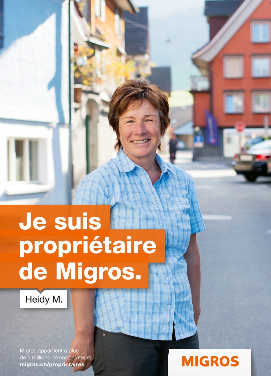 Nouvelle campagne publicitaire: &quot;Migros appartient à tout le monde&quot;