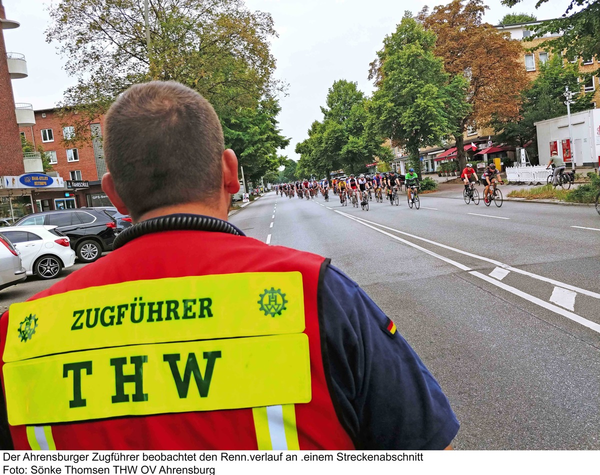 THW-HH MV SH: Streckensicherung der Cyclssic in Hamburg und Schleswig-Holstein