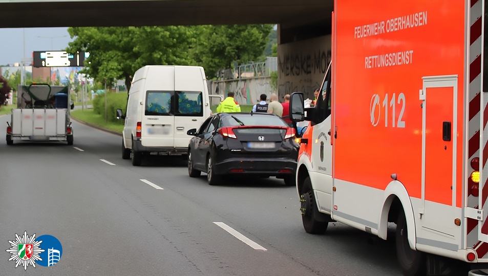 POL-OB: Verkehrsunfall unter dem Einfluss von Betäubungsmittel: 50-Jährige verletzt