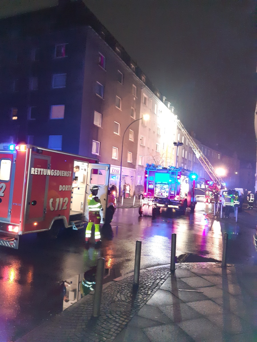 FW-DO: Küchenbrand in Do-Mitte