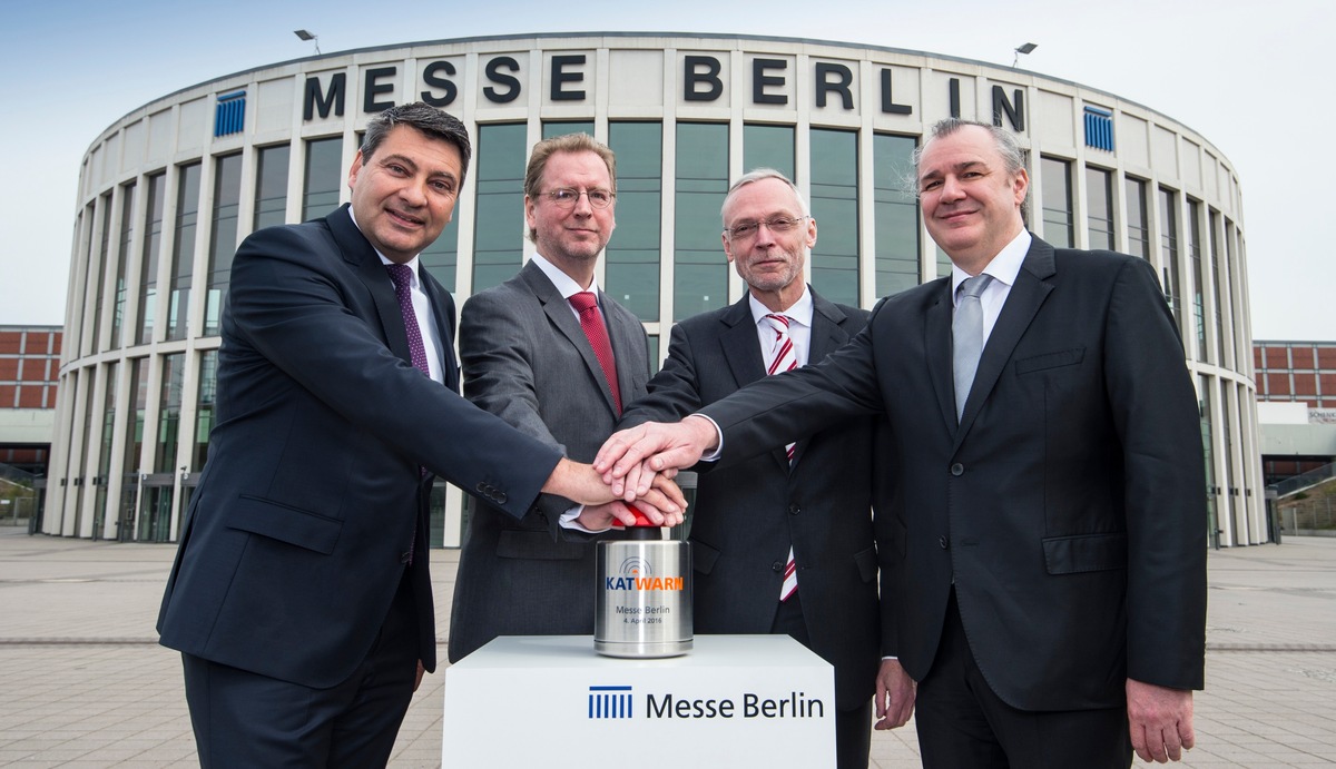 Messe Berlin startet Warn- und Informationssystem KATWARN