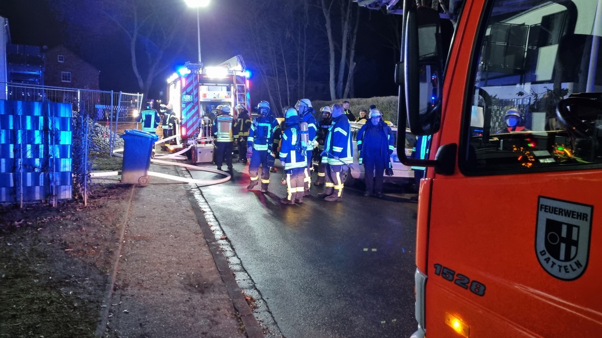 FW Datteln: Kellerbrand im Möllerskamp