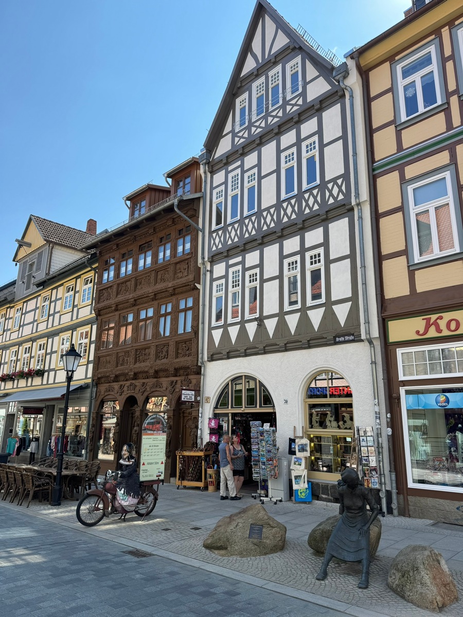 Gebäude- und Wohnungsbaugesellschaft Wernigerode mbH sanierte Fachwerk-Juwel Krummelsches Haus