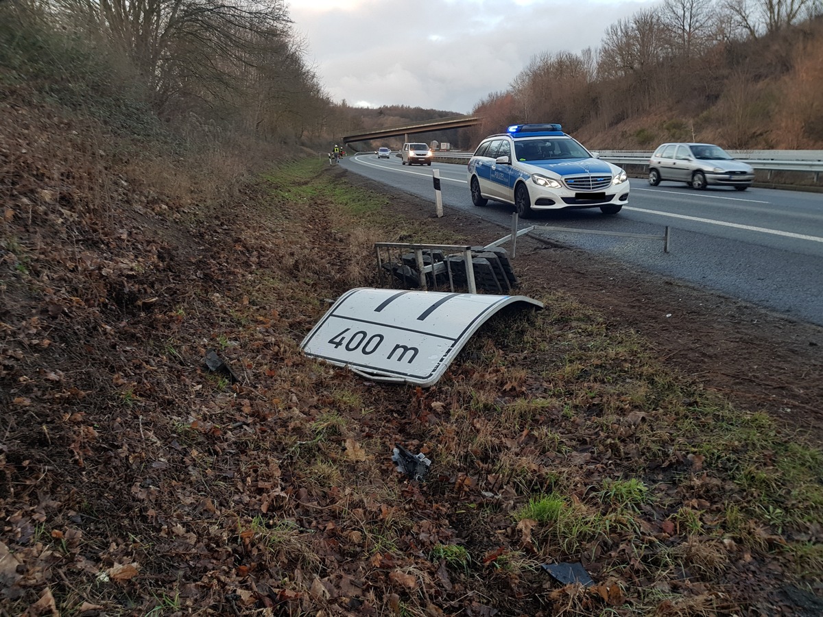 POL-PDKL: A62/Kusel, Ein Leichtverletzter und hoher Sachschaden